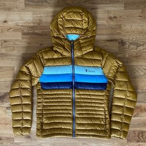 *LIKE NEW* Cotopaxi Fuego Hooded Down Jacket - limited edition Bronze color way